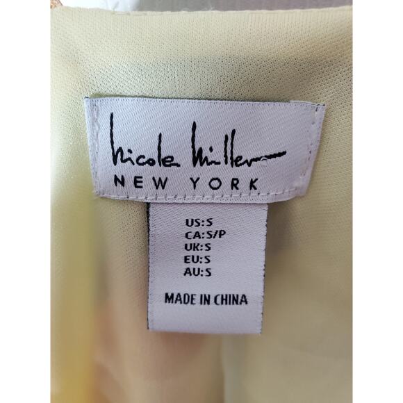 Nicole Miller Colorful Halter V-Neck Maxi Dress, NWOT, Small - Picture 5 of 6